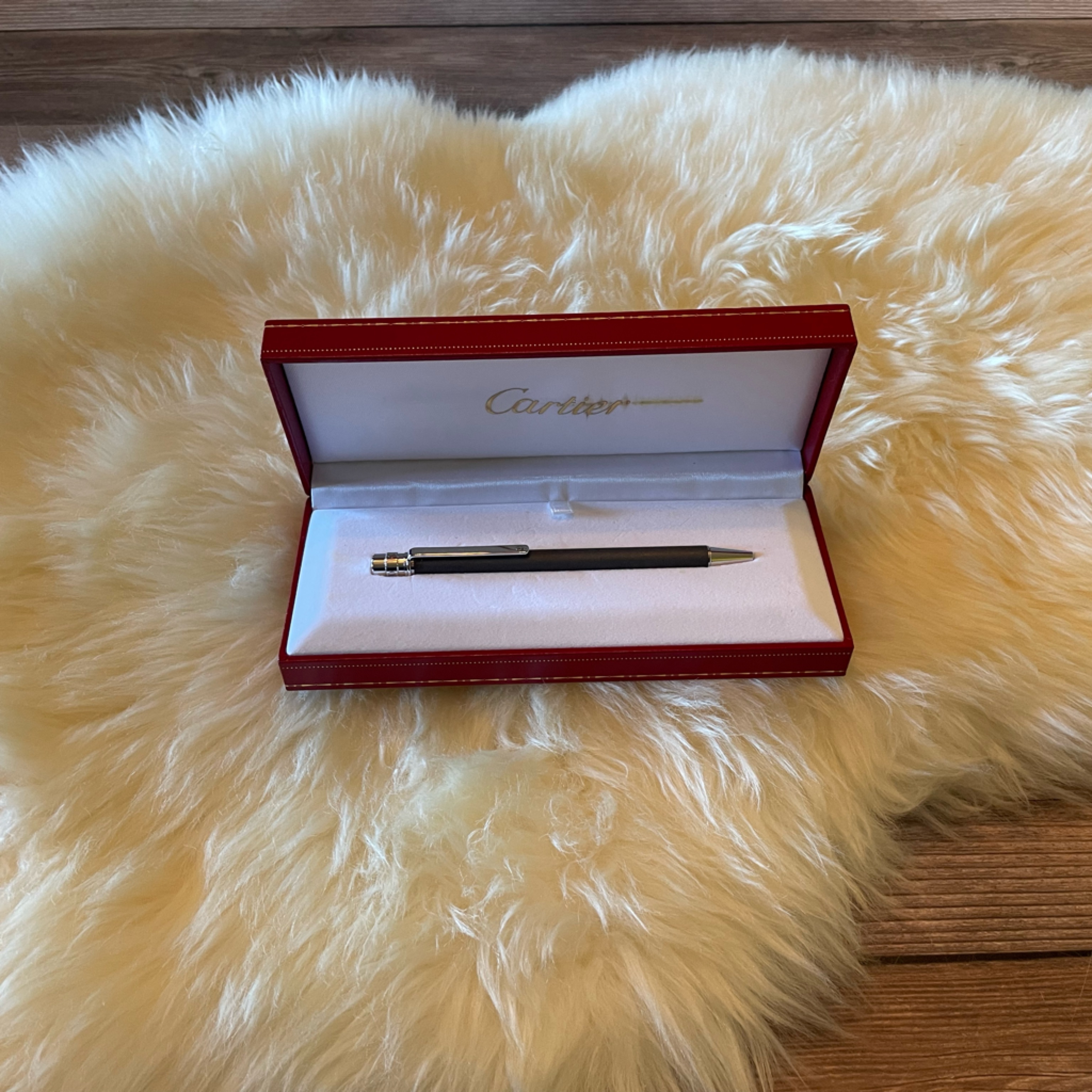 Cartier Santos Cartier Santos De Cartier Ballpoint Pen  Box